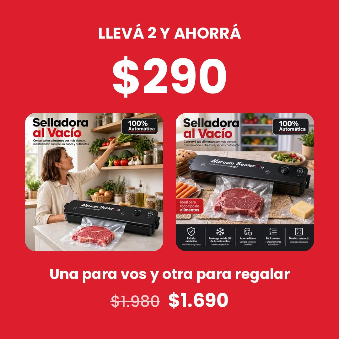 Selladora al Vacío Automática | Envío Gratis